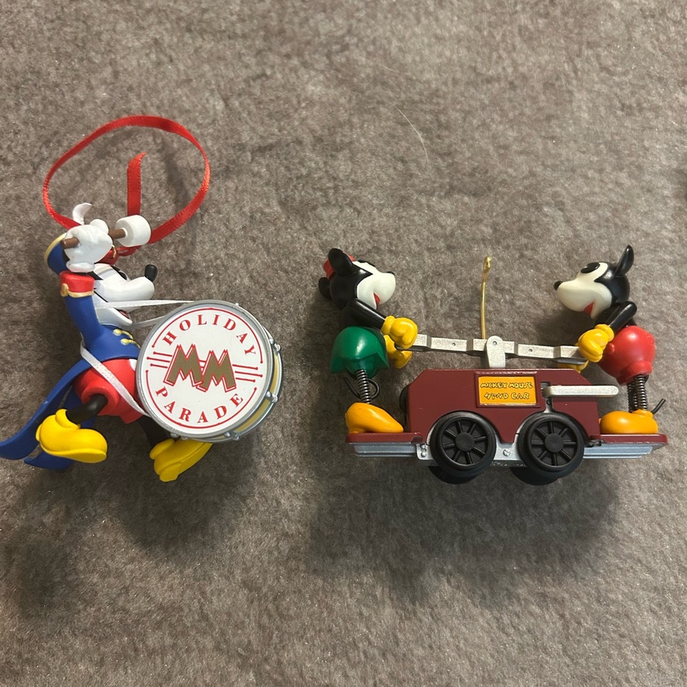 2 Hallmark Keepsake Ornaments Mickey Mouse